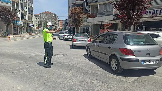 Bafra'da şehir merkezinde denetimler sıklaştı