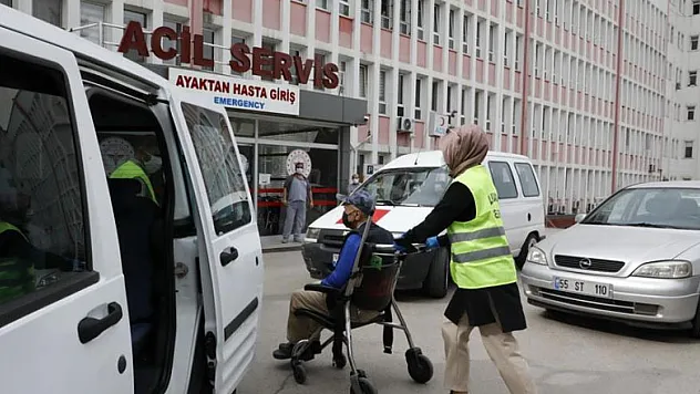 Tam kapanmada hastalara ulaşım desteği