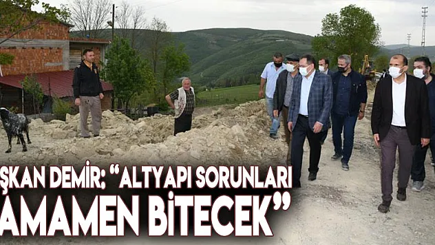 Başkan Demir: 'Altyapı sorunları tamamen bitecek'