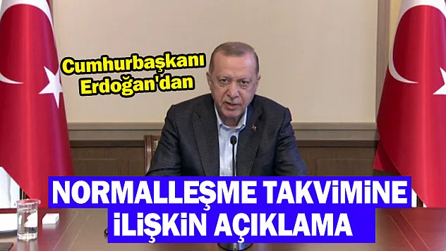 Cumhurbaşkanı Erdoğan'dan açıklama