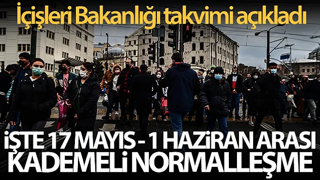 Bakanlık takvimi açıkladı!