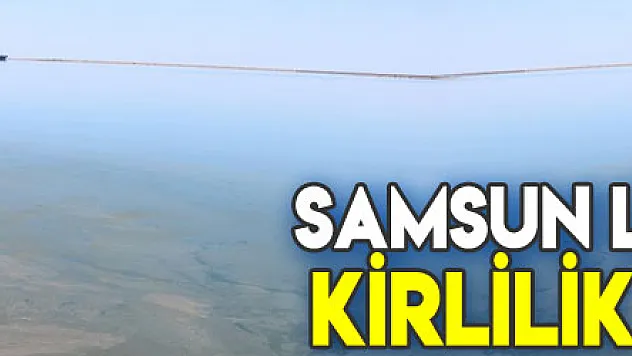 Samsun Limanı'ndaki kirlilik büyüyor