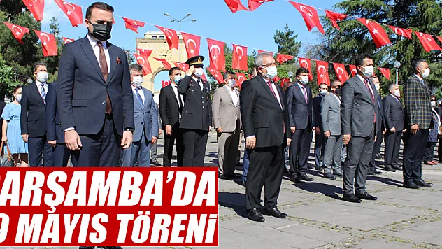 Çarşamba'da 19 Mayıs töreni