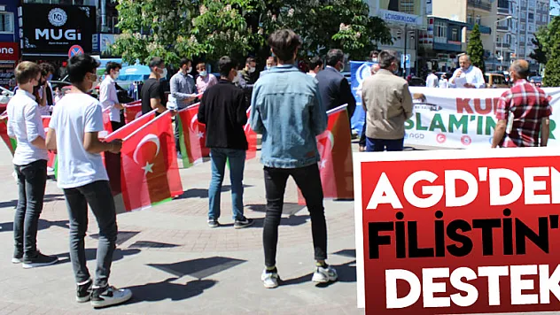 AGD'den Filistin'e Destek