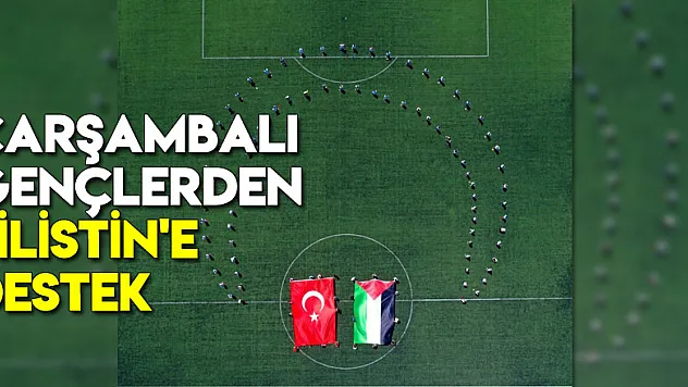Çarşambalı gençlerden Filistin'e destek