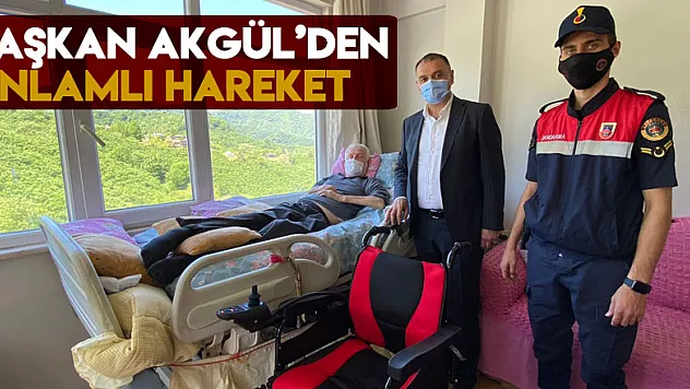BAŞKAN AKGÜL'DEN ANLAMLI HAREKET