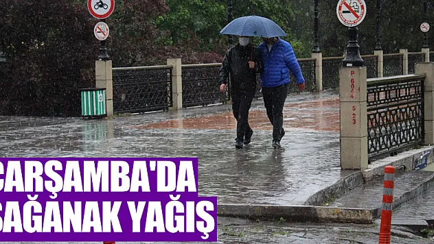 Çarşamba'da Sağanak Yağış