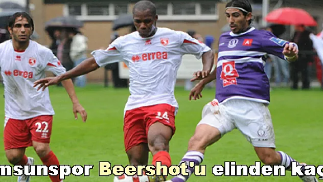 Samsunspor Beershot'u elinden kaçırdı