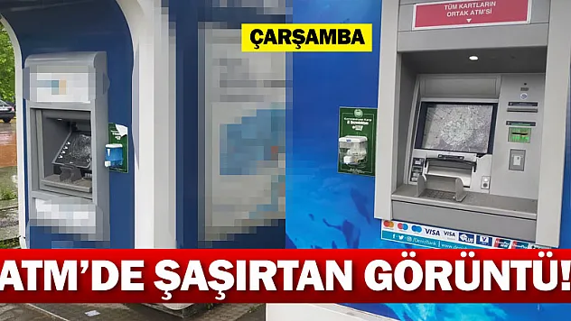 ATM'lerde şaşırtan görüntü!