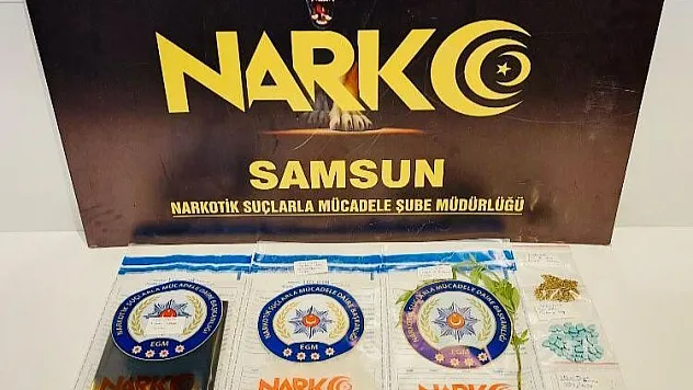 Samsun'da bir kadın uyuşturucu ticaretinden gözaltına alındı