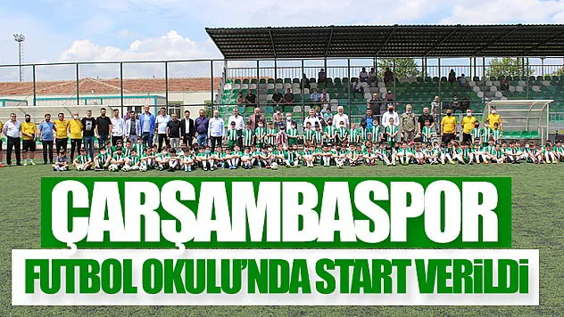 Çarşambaspor Futbol Okulu'nda start verildi 