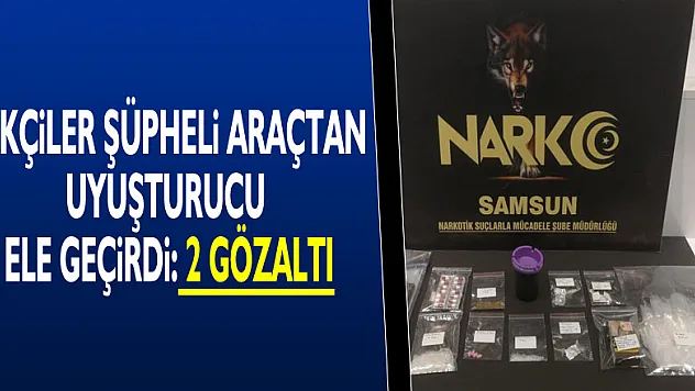 Bekçiler şüpheli araçtan uyuşturucu ele geçirdi: 2 gözaltı