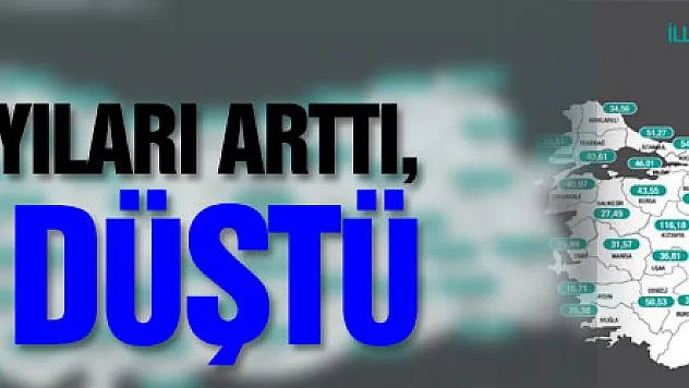 Karadeniz'de 4 ilde vaka sayıları arttı, 14 ilde düştü
