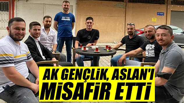 AK Gençlik, Aslan'ı Misafir Etti