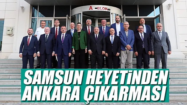 Samsun heyetinden Ankara çıkarması