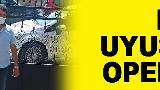 Bafra'da uyuşturucu operasyonu