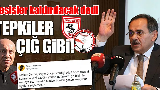 Tesisler kaldırılacak dedi, Tepkiler Çığ gibi büyüdü! 
