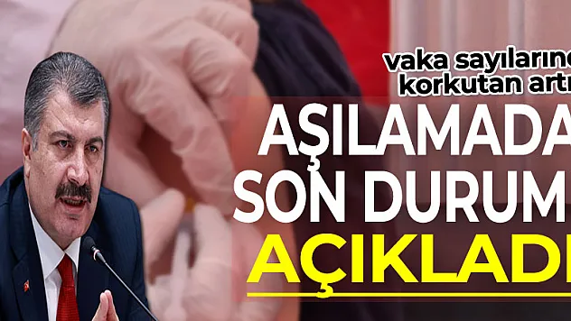 Bakan Koca aşılamada son durumu açıkladı!