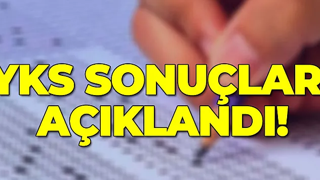 YKS sonuçları açıklandı! | YKS sınav sonuçları 2021 | YKS sınav sonucu sorgulama