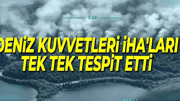 Deniz Kuvvetleri İHA'ları 12 ilde 45 orman yangını tespit etti