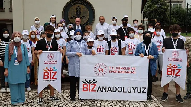 Rektör Aydın, gençlere SAMÜ'yü anlattı