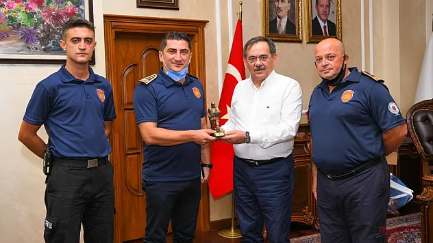 Manavgat'a giden SBB itfaiye ekipleri döndü