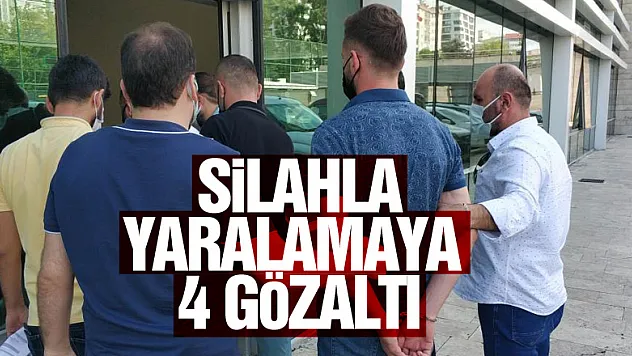Samsun'da silahla yaralamaya 4 gözaltı