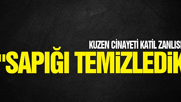 Kuzen cinayeti katil zanlısı: 'Sapığı temizledik'