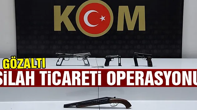 Samsun'da silah ticareti operasyonu: 6 gözaltı