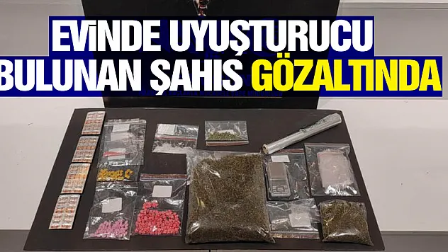 Samsun'da evinde uyuşturucu ele geçen şahıs gözaltında