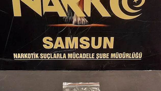 Samsun'da 36 gram mefamfetamin ile yakalanan bir kişi tutuklandı