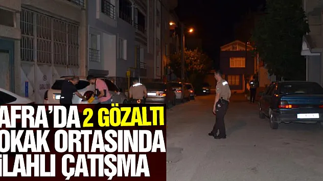 Bafra'da sokak ortasında silahlı çatışma: 2 gözaltı