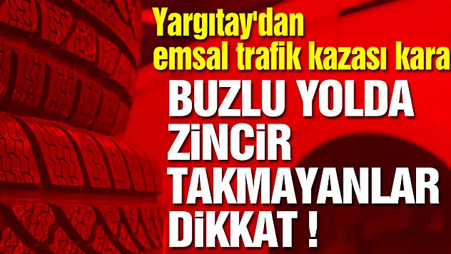 Yargıtay'dan emsal trafik kazası kararı