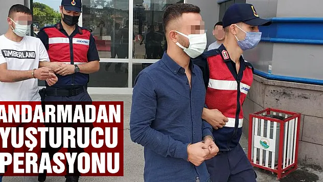 Jandarmadan uyuşturucu operasyonu: 2 gözaltı