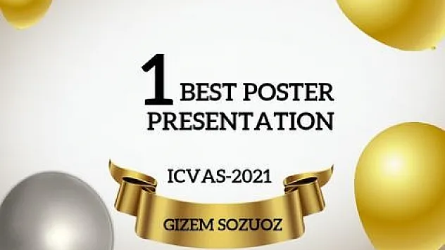 OMÜ Veteriner Fakültesi'ne ICVAS 2021'de 'En İyi Poster Ödülü'