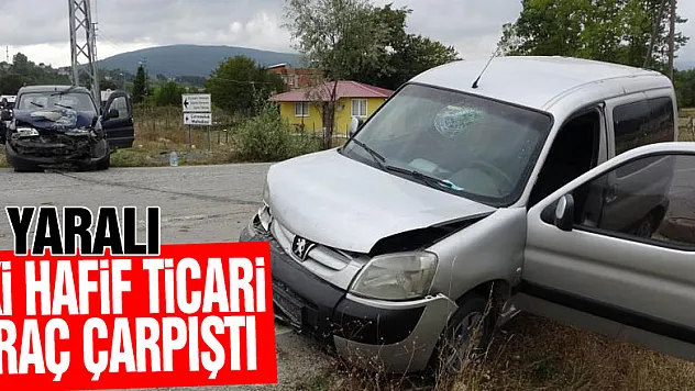Samsun'da iki hafif ticari araç çarpıştı: 3 yaralı