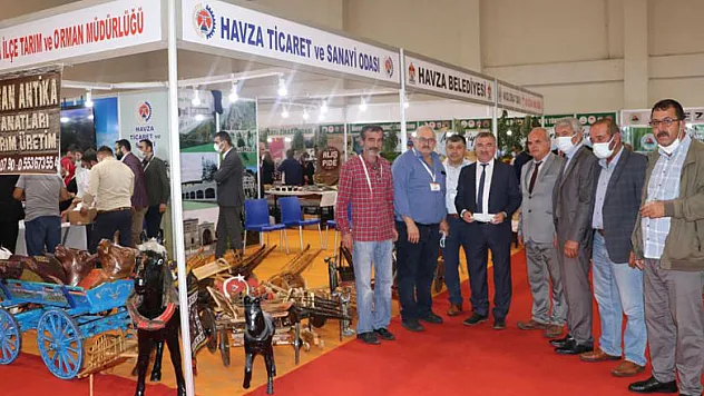 Samsun Tarım Fuarı'nın onur konuğu Havza standına yoğun ilgi