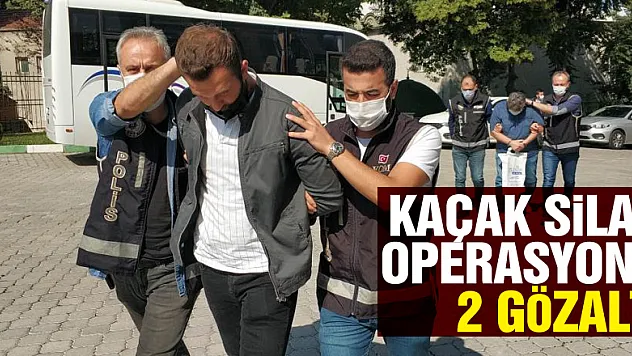 Samsun'da kaçak silah operasyonu: 2 gözaltı