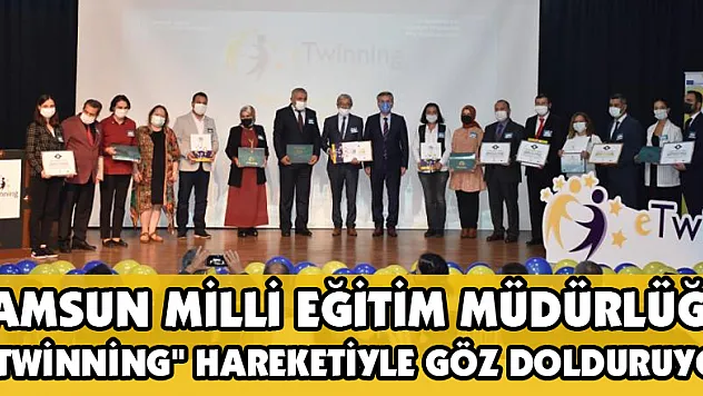 Samsun Milli Eğitim Müdürlüğü 'eTwinning' hareketiyle göz dolduruyor