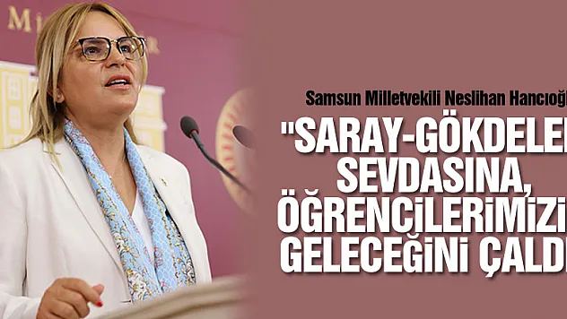 'Saray-gökdelen sevdasına, öğrencilerimizin geleceğini çaldı'