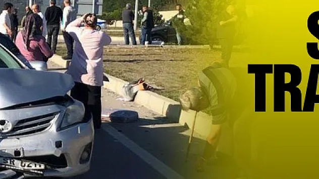 Samsun'da trafik kazası: 1 yaralı
