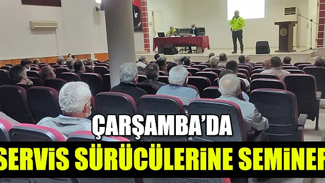 Servis sürücülerine seminer 