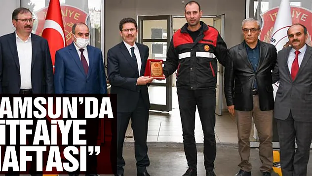 Samsun'da 'İtfaiye Haftası'