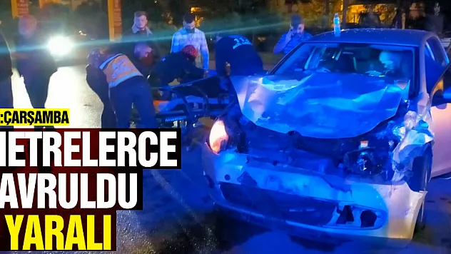 Metrelerce savruldu: 6 yaralı