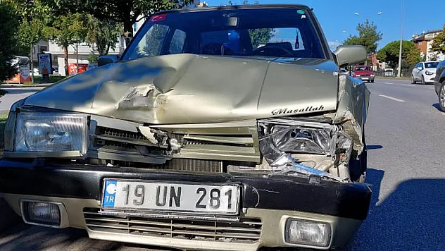 Samsun'da trafik kazası: 1 yaralı