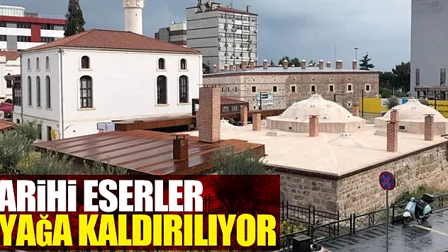 Tarihi eserler ayağa kaldırılıyor