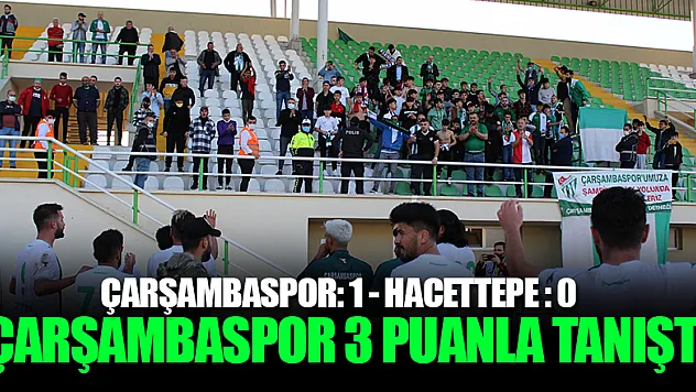 Çarşambaspor 3 puanla tanıştı 