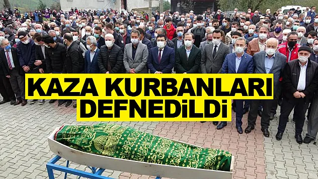 Samsun'daki otobüs kazasında hayatını kaybeden 2 kadın son yolculuğuna uğurlandı