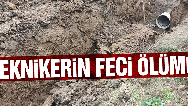 Samsun'da kanal açma çalışmasında toprak altında kalan harita teknikeri öldü