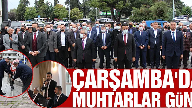 ÇARŞAMBA'DA MUHTARLAR GÜNÜ